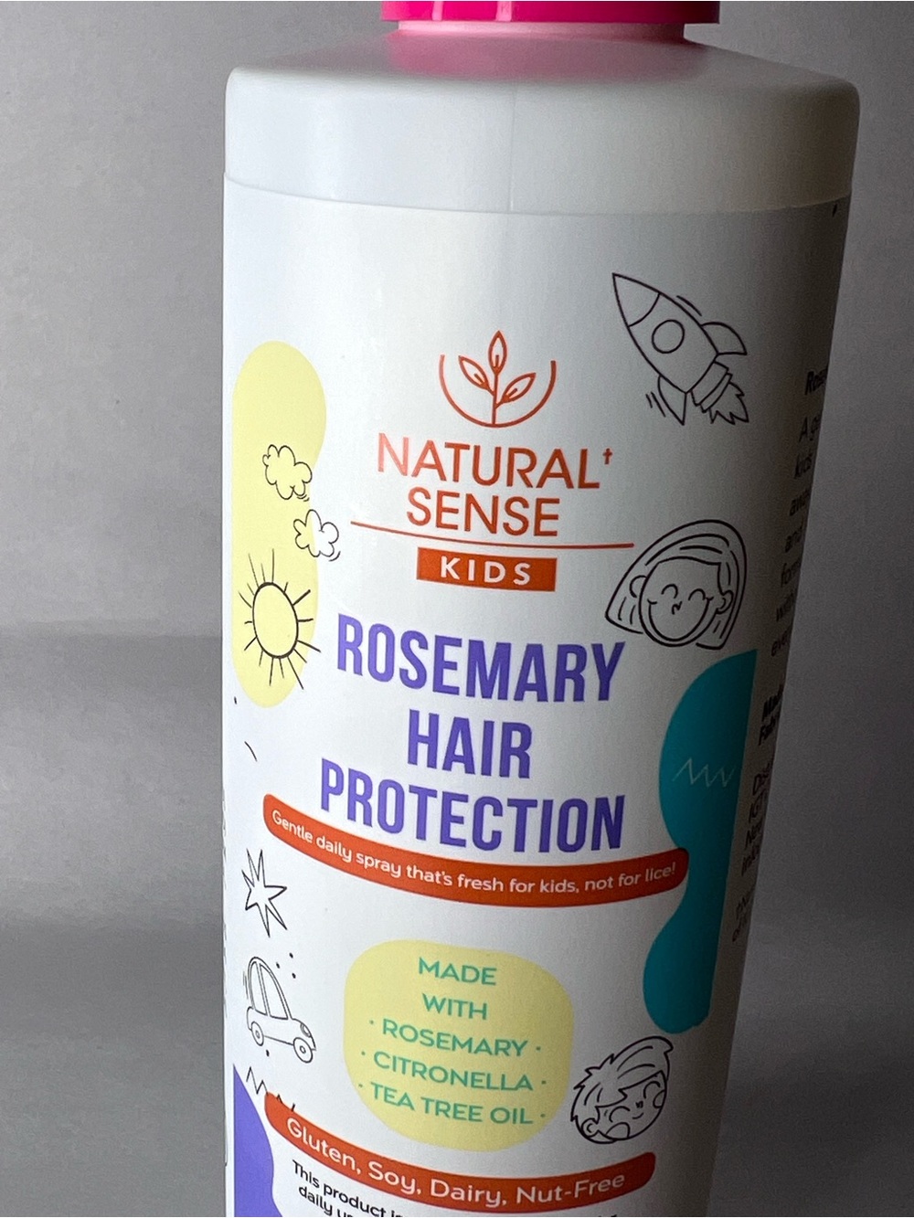 Natural Sense Kids Rosemary Hair Protection Spray 8 oz Tea Tree Citronella - Picture 2 of 9
